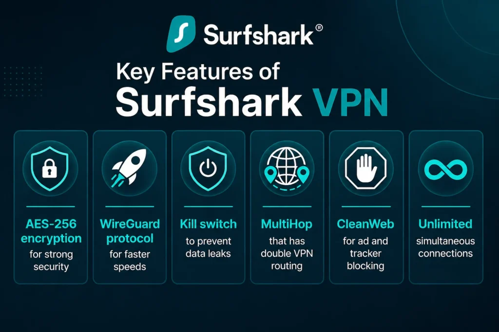 surfshark features