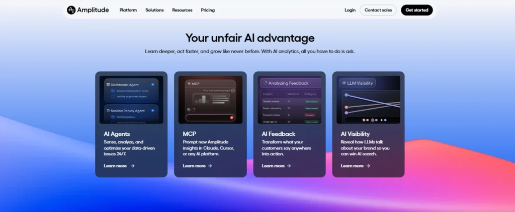 Amplitude features
