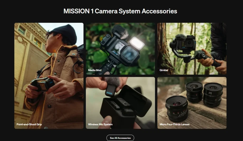 GoPro Mission 1 Pro accessories