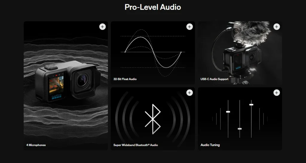 GoPro Mission 1 Pro audio