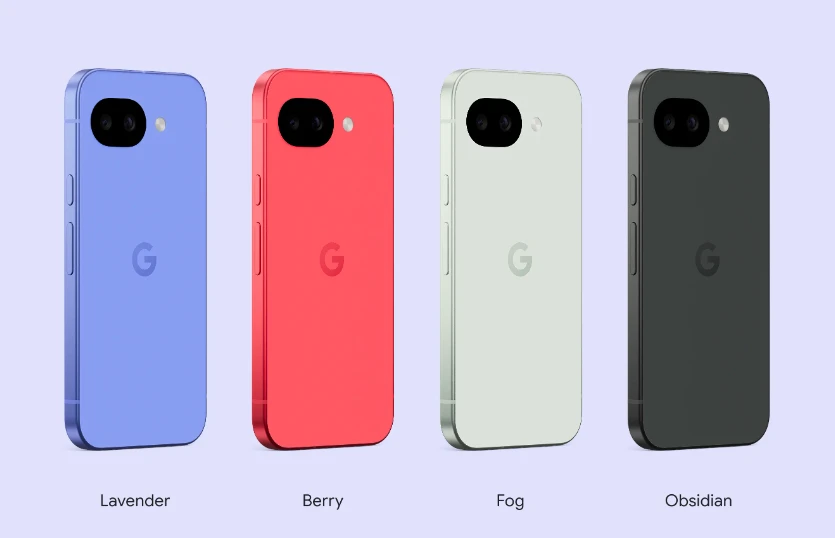 Google Pixel 10a colors