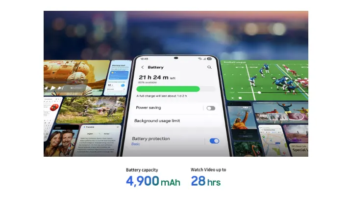 Samsung Galaxy S25 FE battery