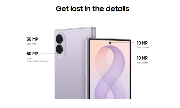 Samsung Galaxy Z Fold 8 camera