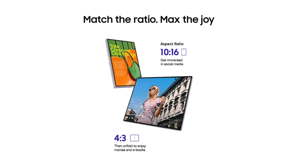 Samsung Galaxy Z Fold 8 features display
