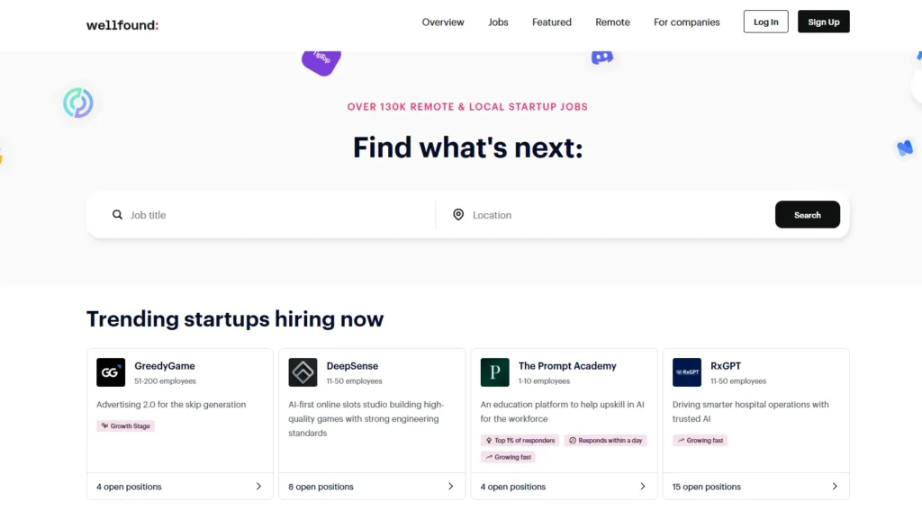 Wellfound job