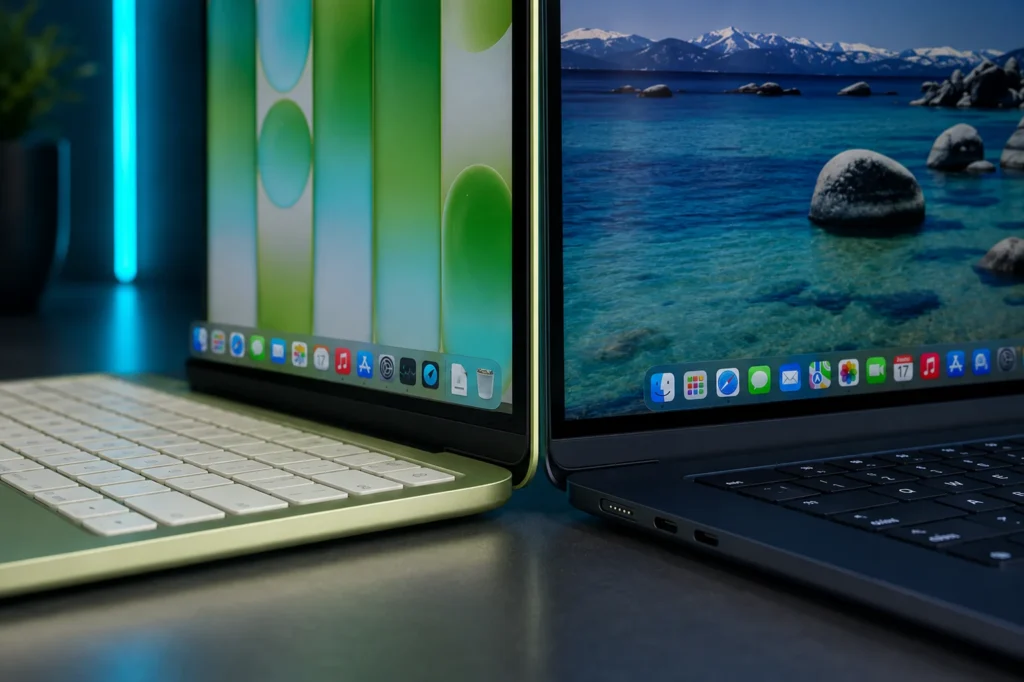 MacBook Neo vs Air display