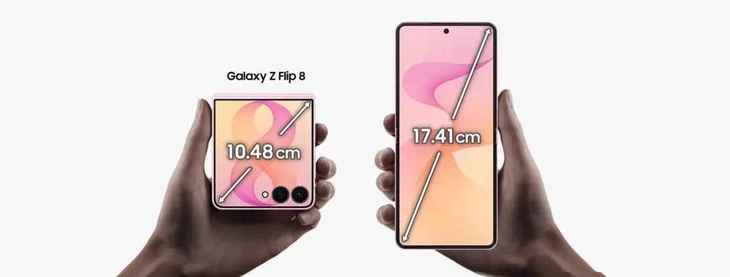 Z Flip 8 display